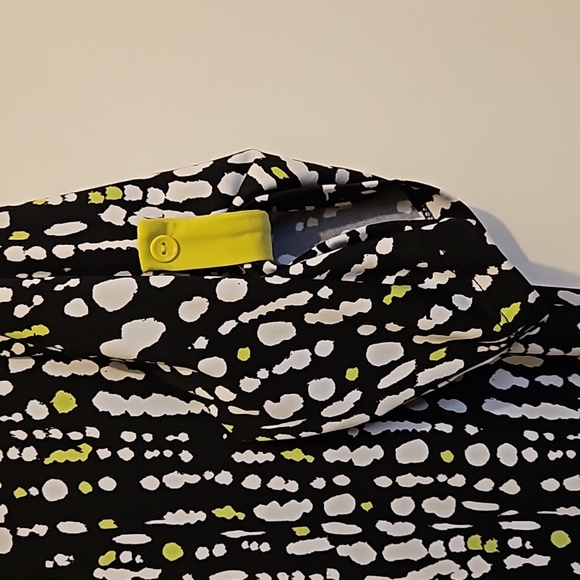 Women's Petite Large Pull Over Mid Sleeves Stretch Black, Gray, Green Top #W-550 - Picture 3 of 12